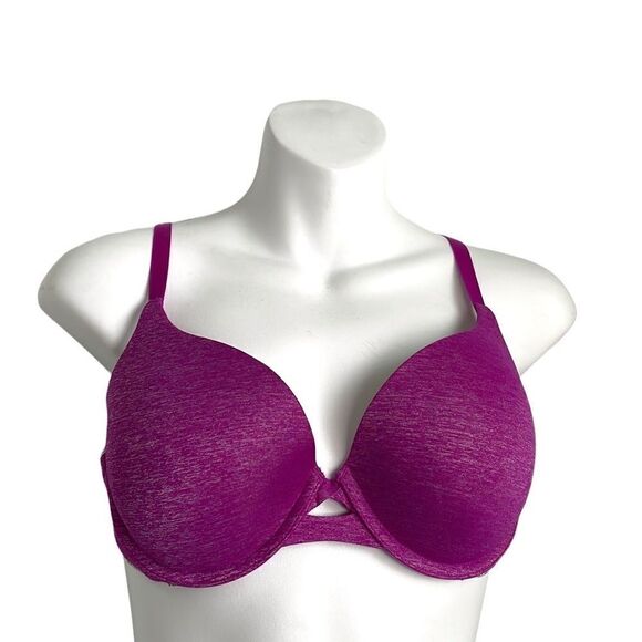 Victoria Secret Padded Perfect Coverage Bra Heather Purple 34D - Picture 13 of 13